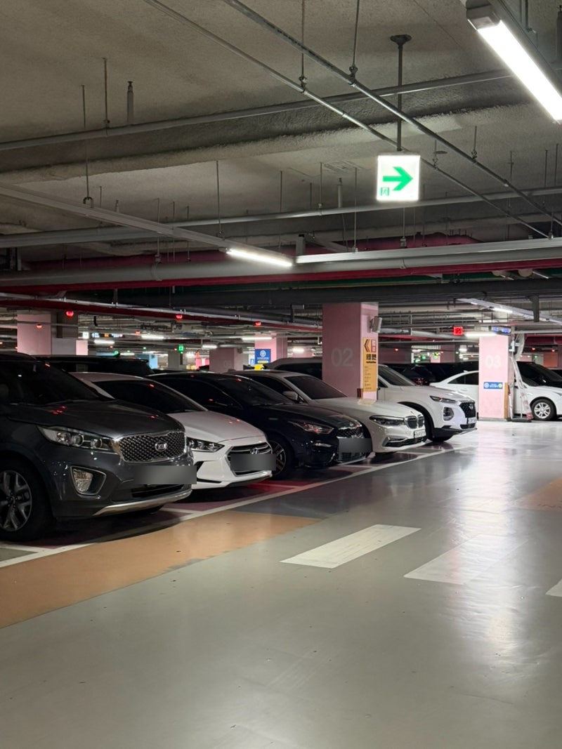 Parking garage at Avani Central Busan