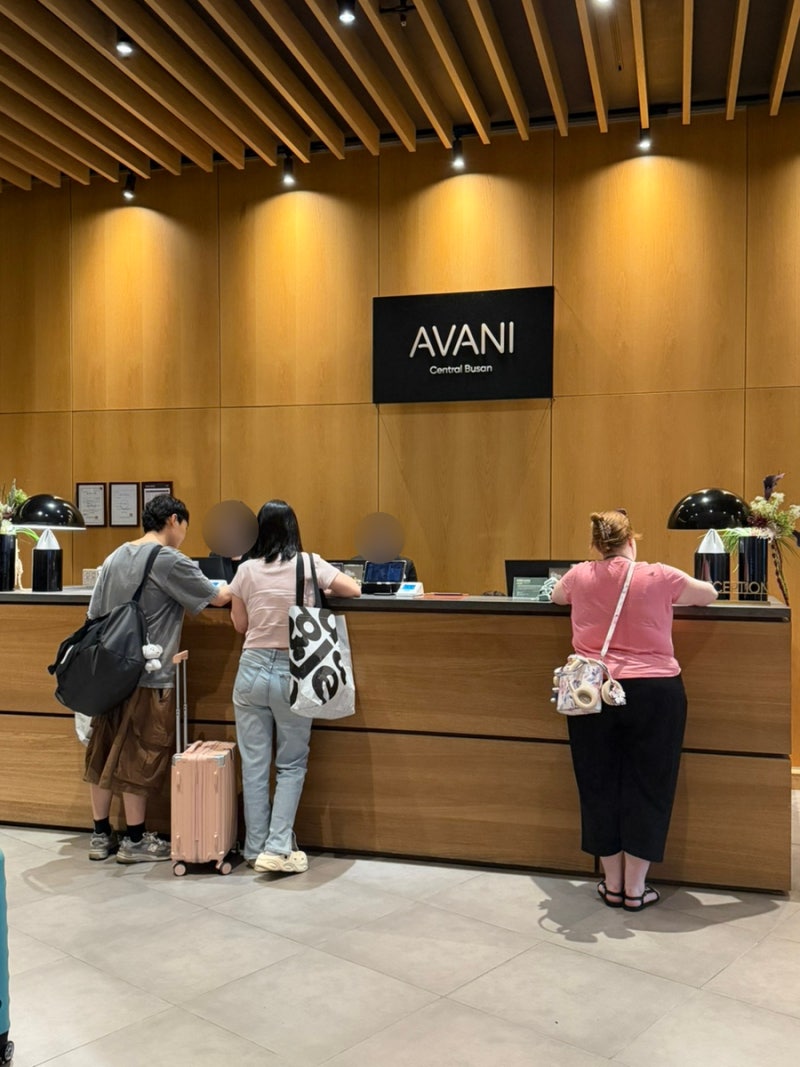 Front desk at Avani Central Busan