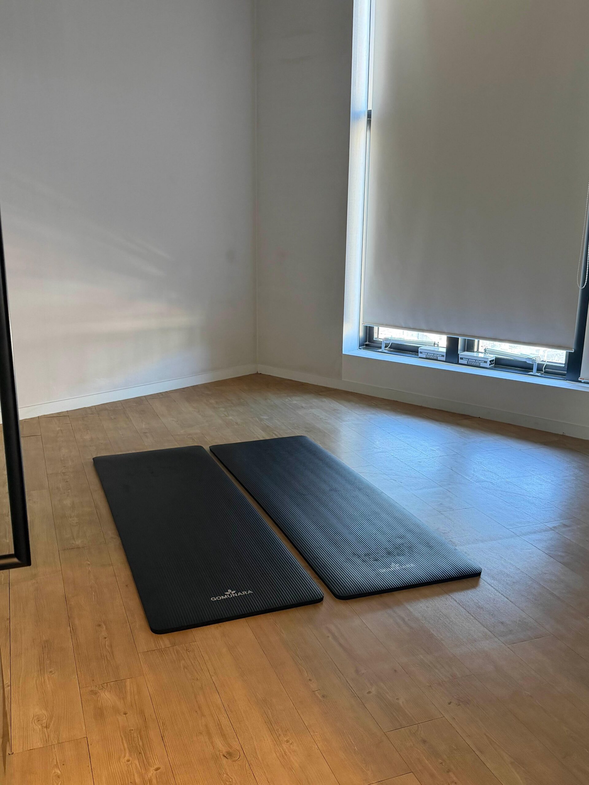 Stretching mat area at Avani Central Busan gym