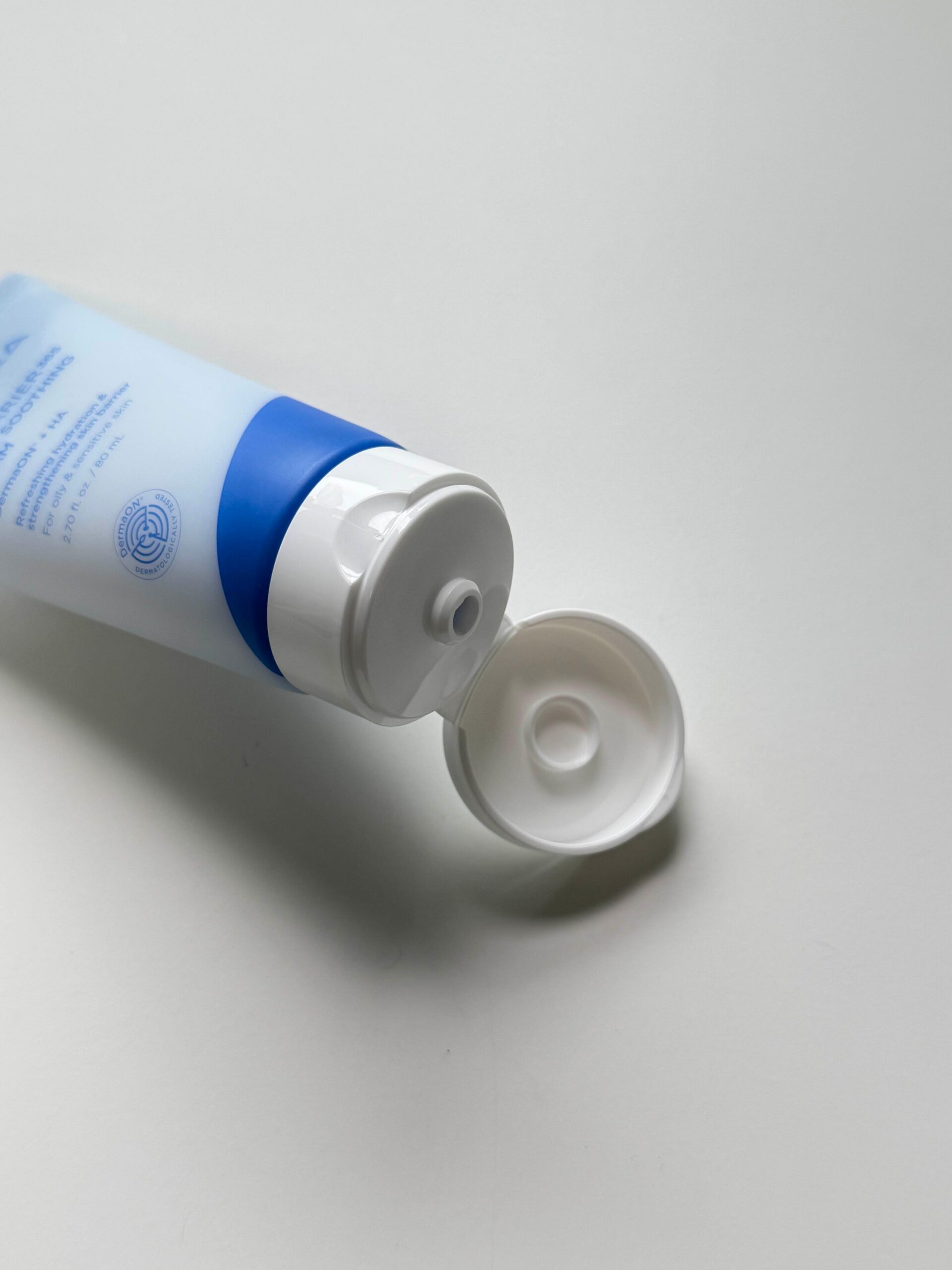 Aestura Atobarrier 365 Hydro Soothing Cream tube with narrow opening