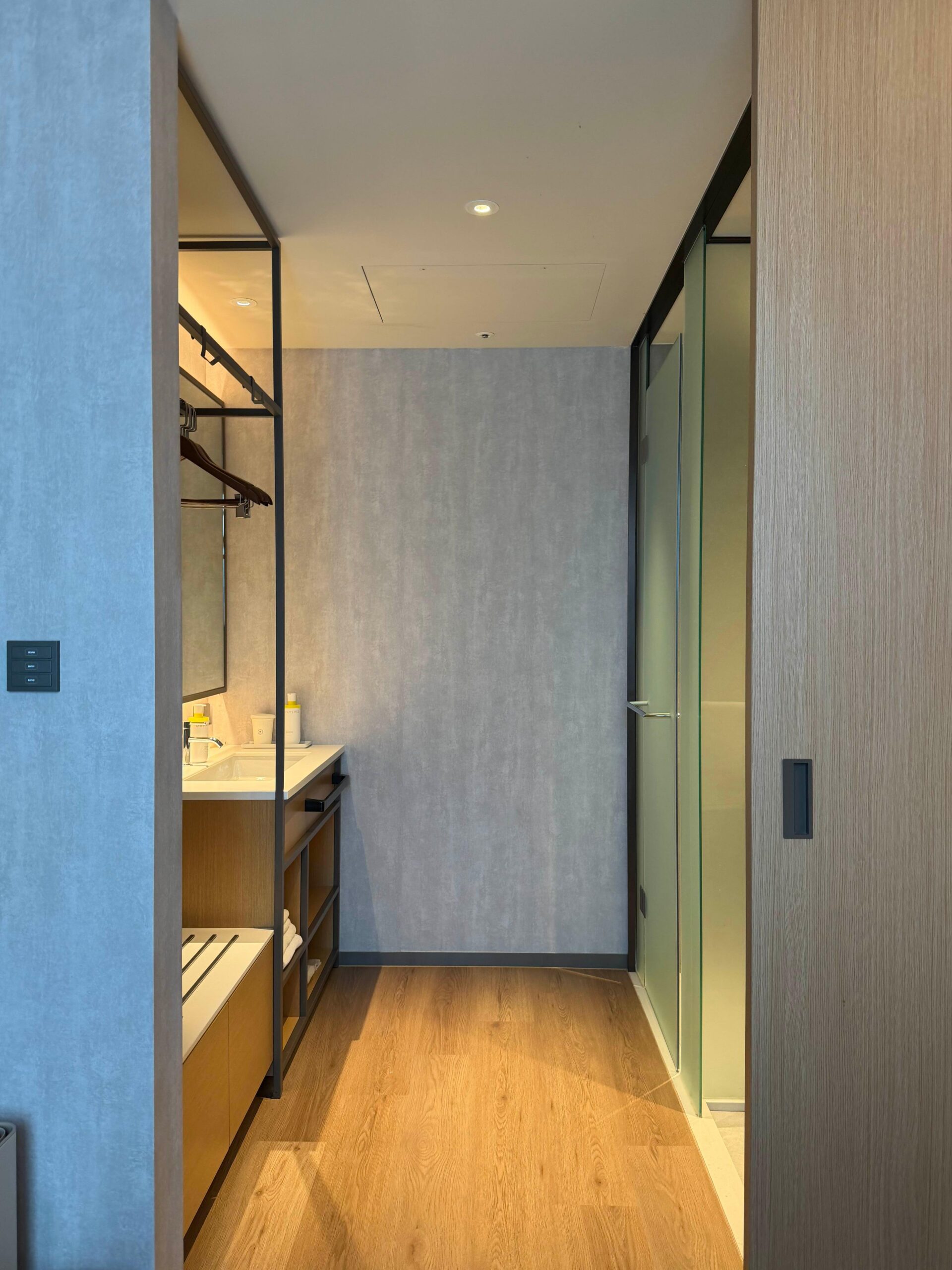Bathroom entrance in L7 Haeundae Busan room