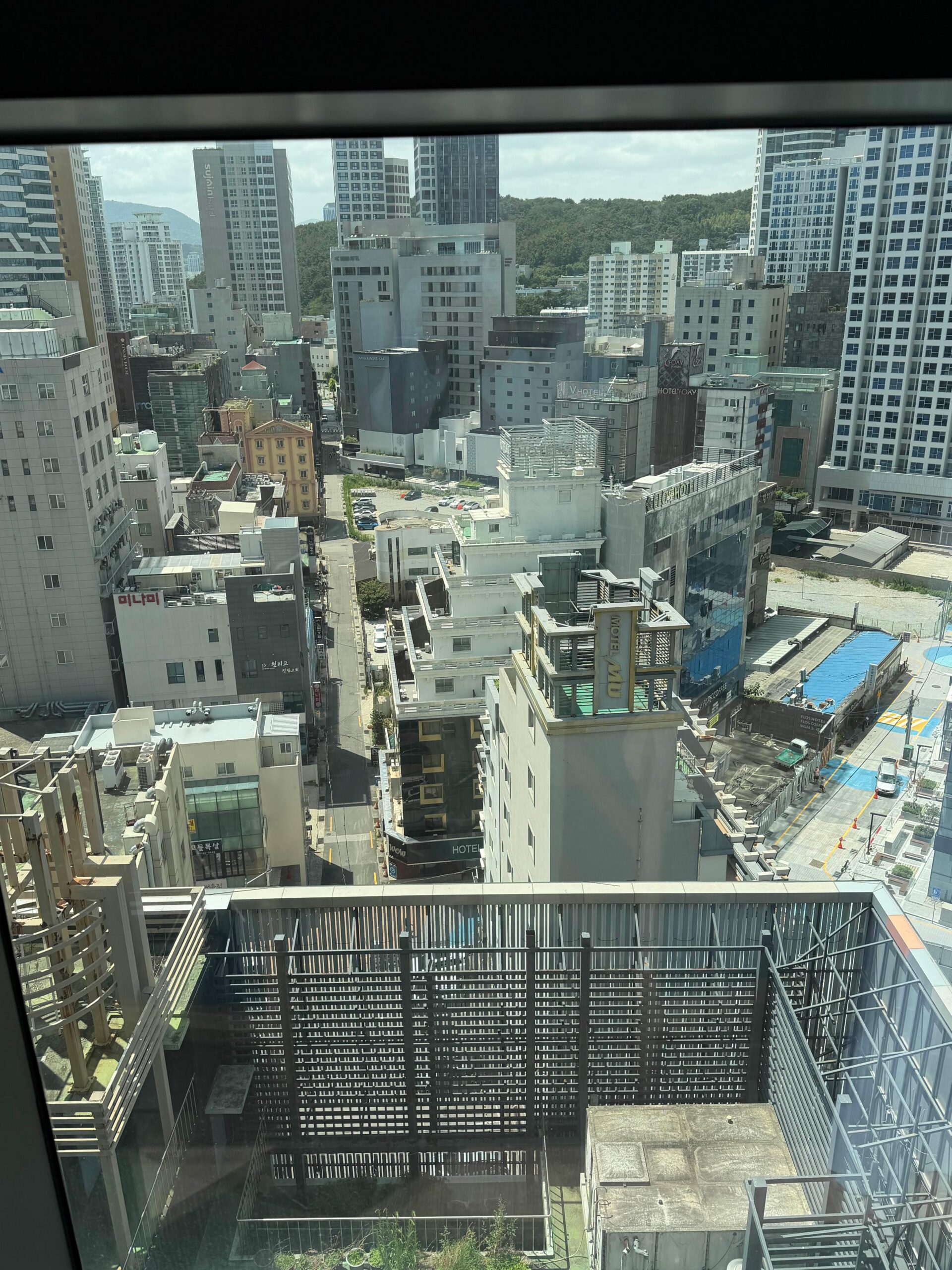 Town view from L7 Haeundae Busan Superior Queen room