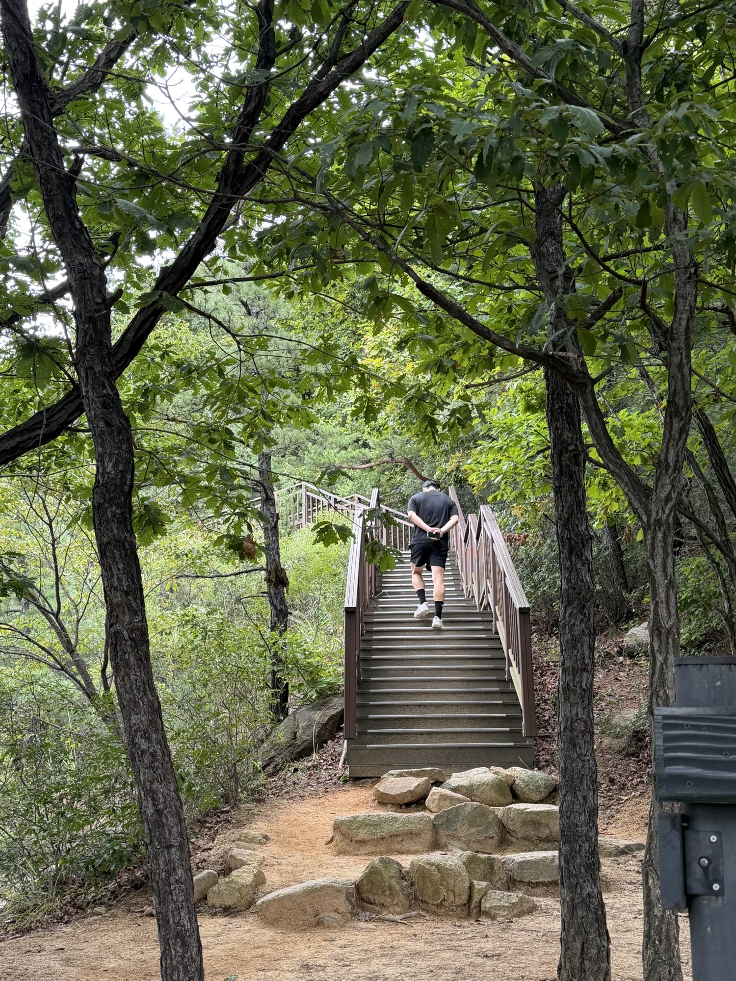 Continuing trail before the Yongmabong summit