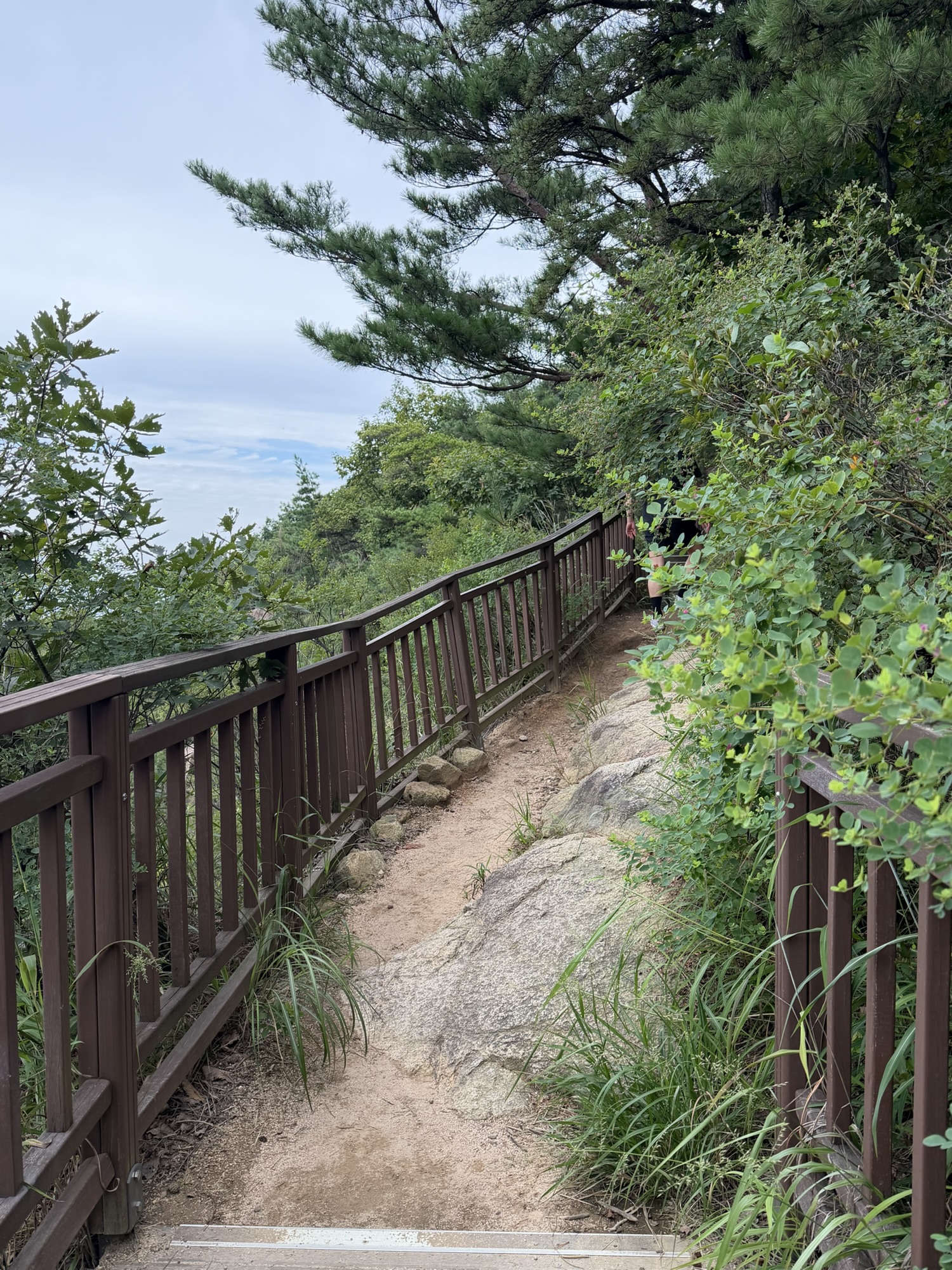 Upper ridge approach on Yongmasan