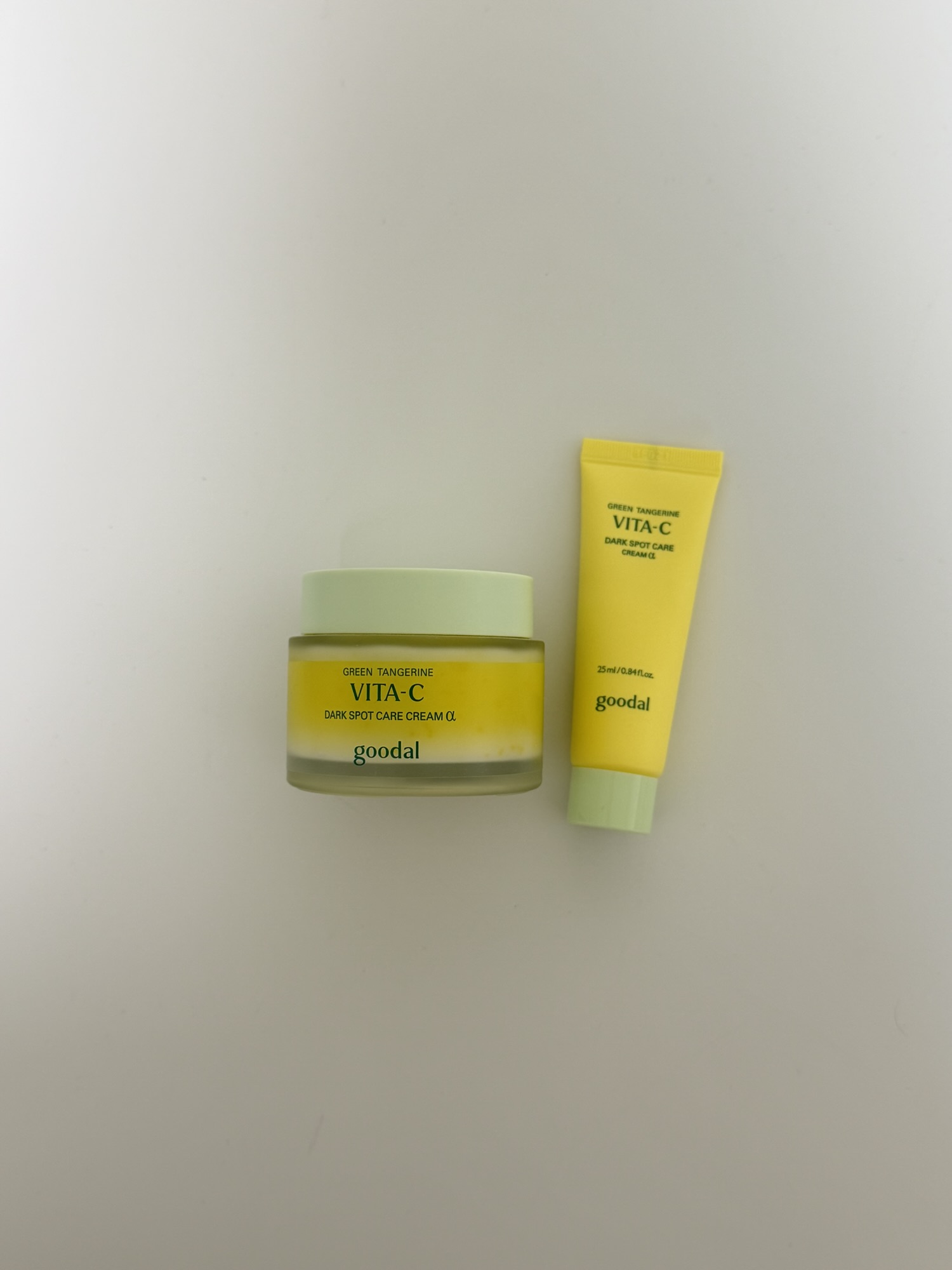 Goodal Green Tangerine Vita C cream ingredient information