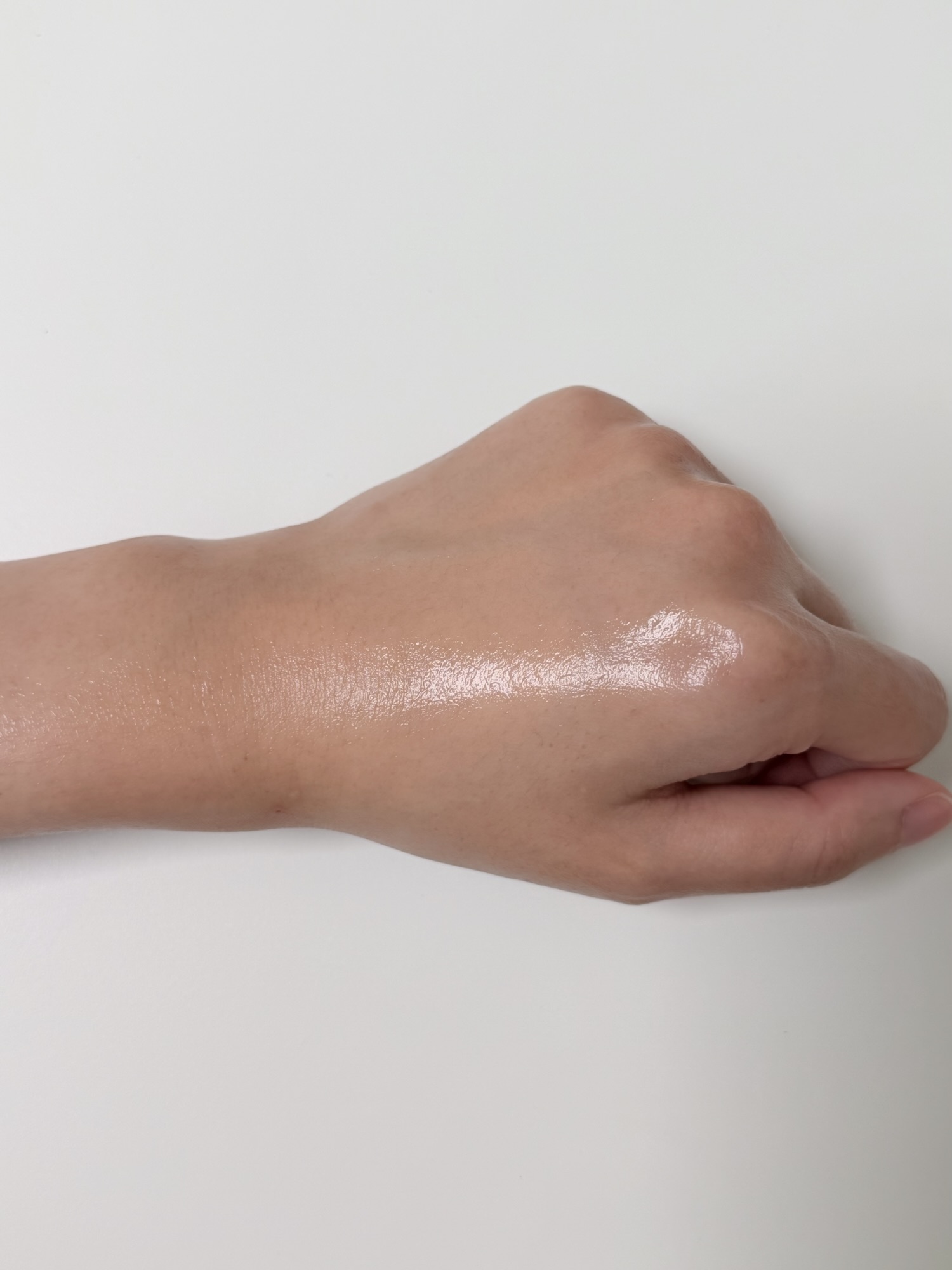 Moisture left on hand immediately after using Needly toner pad